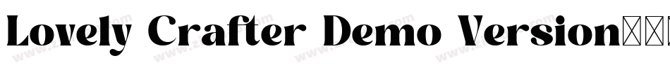Lovely Crafter Demo Version字体转换